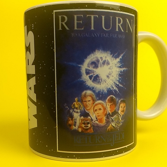 Star Wars Vtg 90s ROTJ stoneware mug - Picture 1 of 8